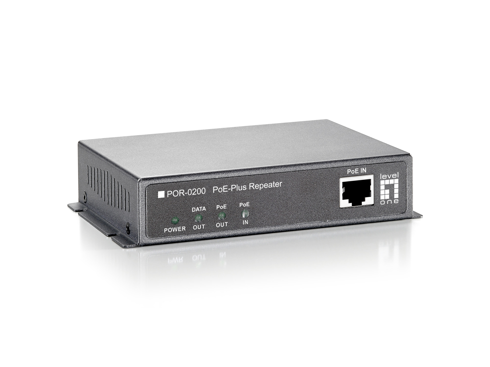 2 Port PoE+ Repeater - 1 PoE+ Port, 1 non PoE Port