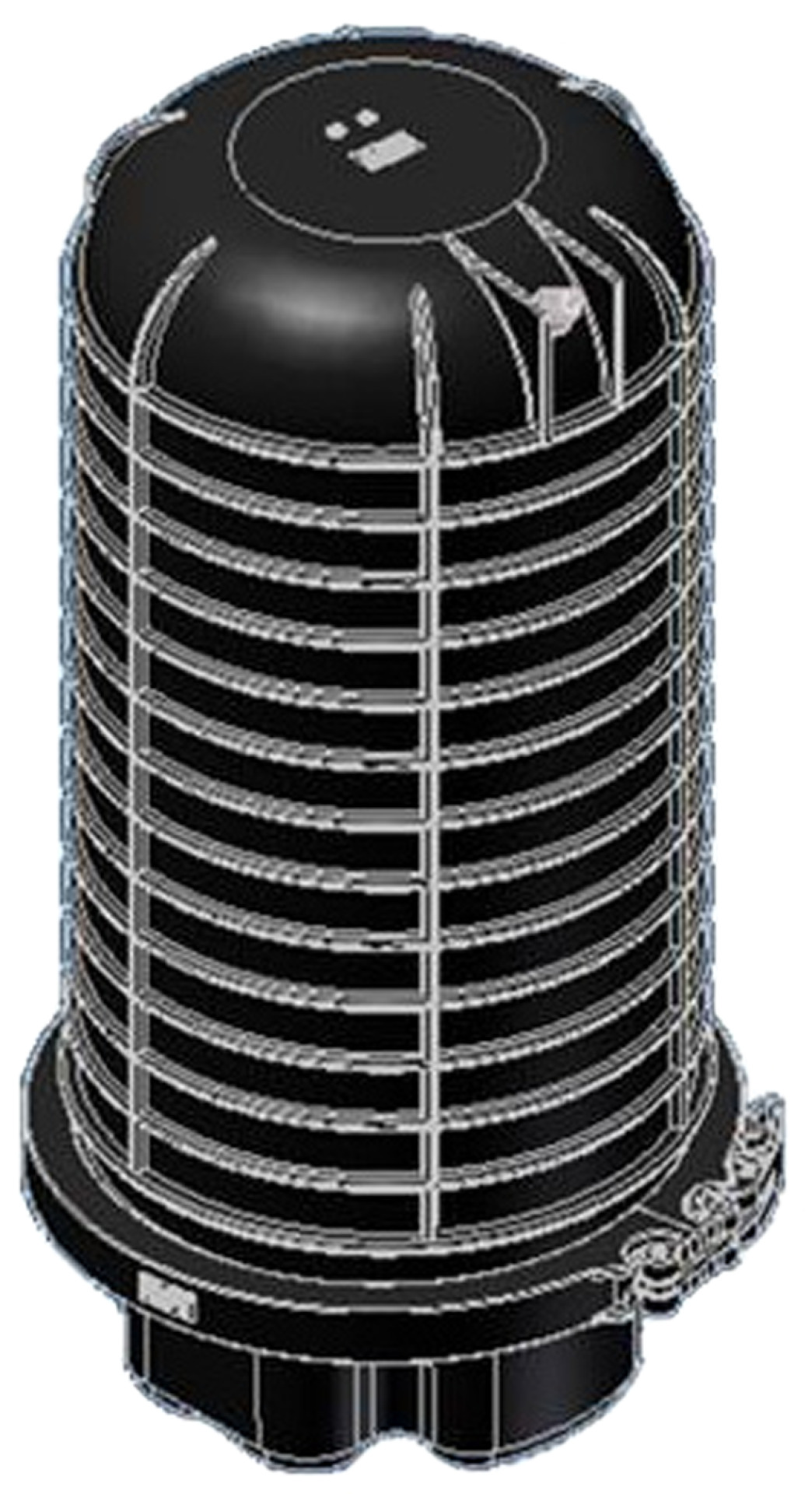 Dome Muffe rund 525mm hoch, D=285mm