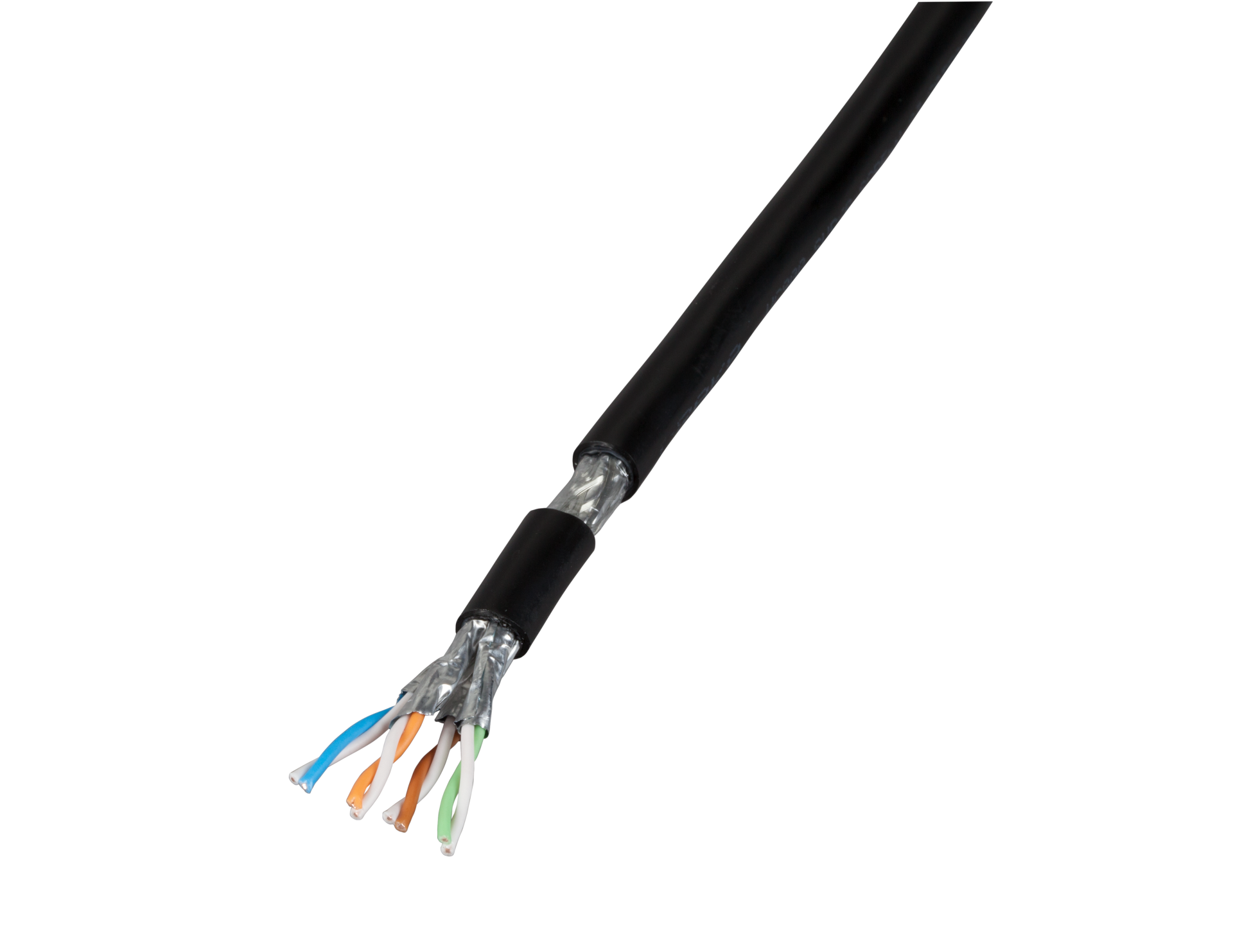 Cat.7 Außenkabel UC900 SS23 4P PE, 100 Meter