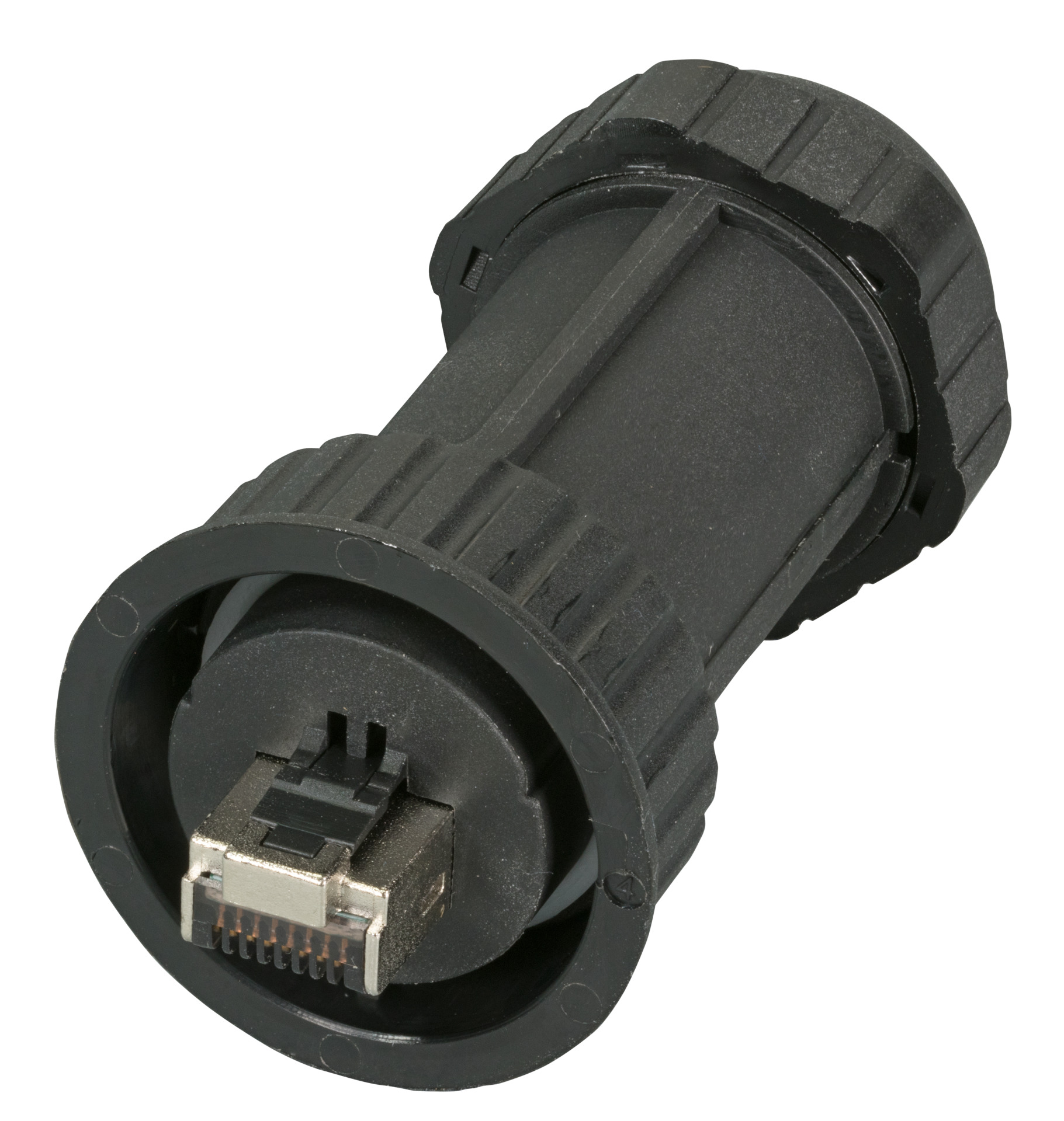 IP68 Kabelverschraubung für RJ45 feldkonf. Stecker, Kabel-Durchm.: 6,5 - 9,0 mm