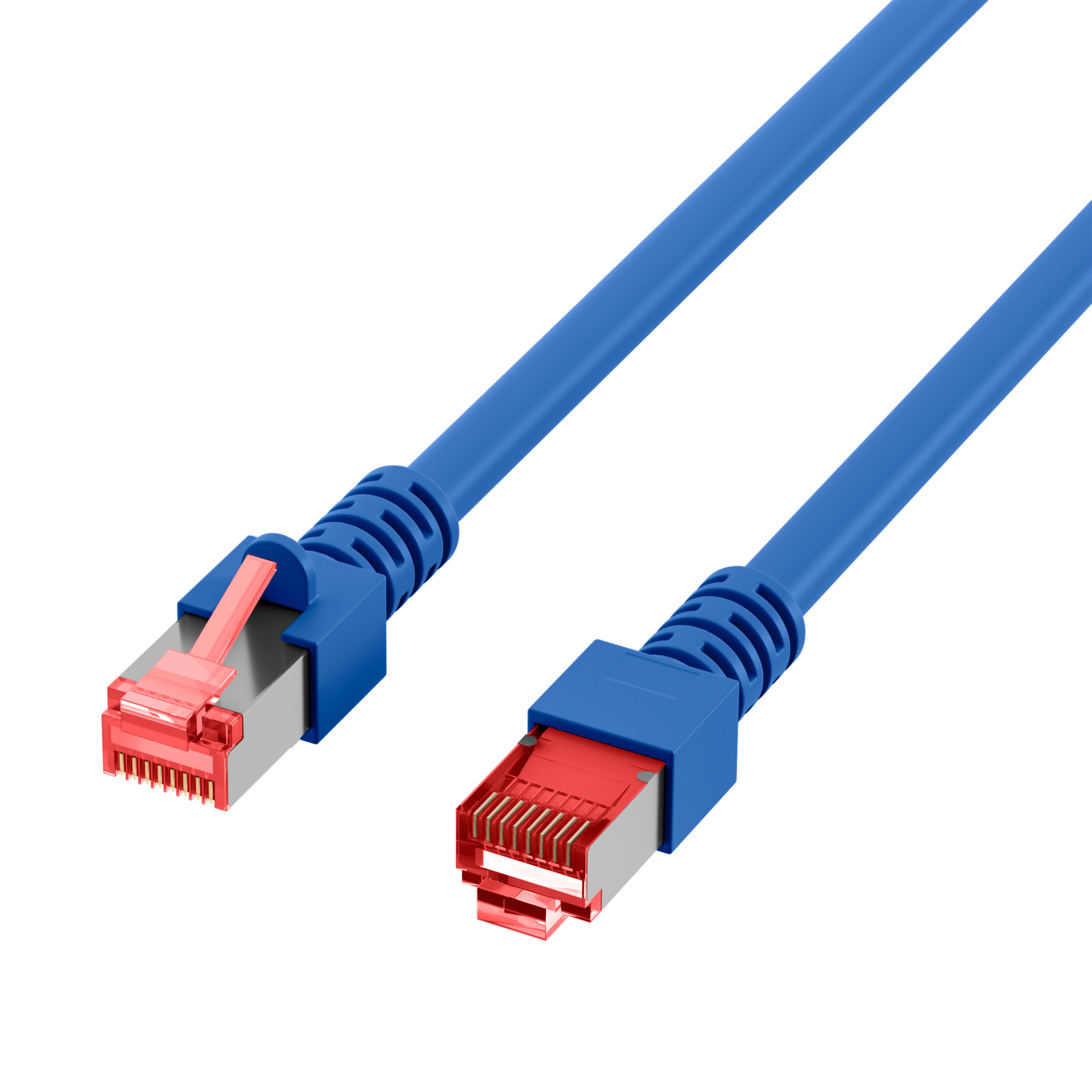 RJ45 Patchkabel Cat.6 S/FTP LSZH  blau 0,25m