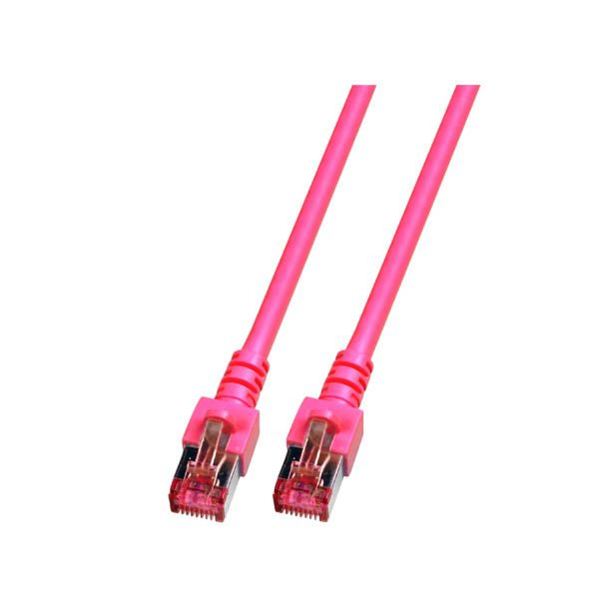 RJ45 Patchkabel Cat.6 S/FTP LSZH  magenta 40m