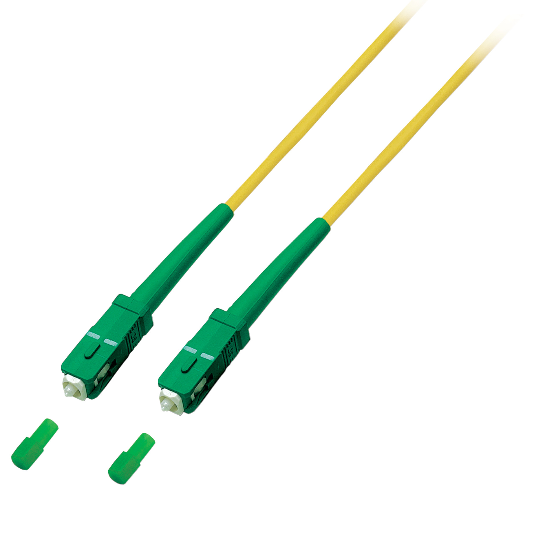 Simplex LWL Patchkabel SC/APC-SC/APC G657.A2 3m 3,0mm Gelb 9/125µm