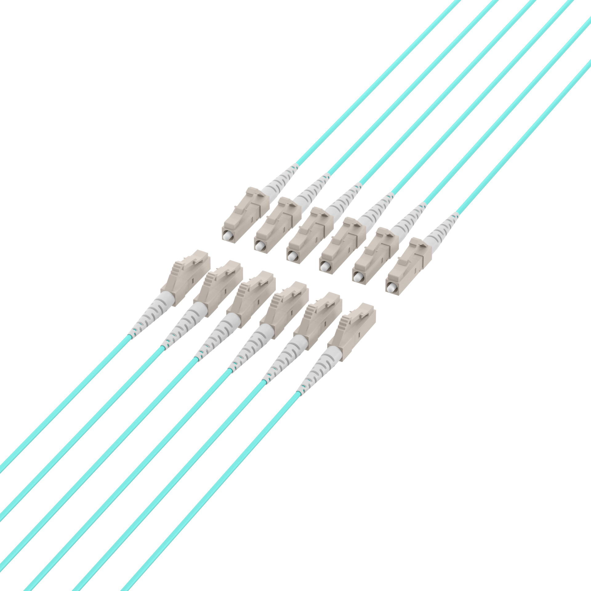 Trunkkabel U-DQ(ZN)BH OM3 12G (1x12) LC-LC,190m Dca LSZH