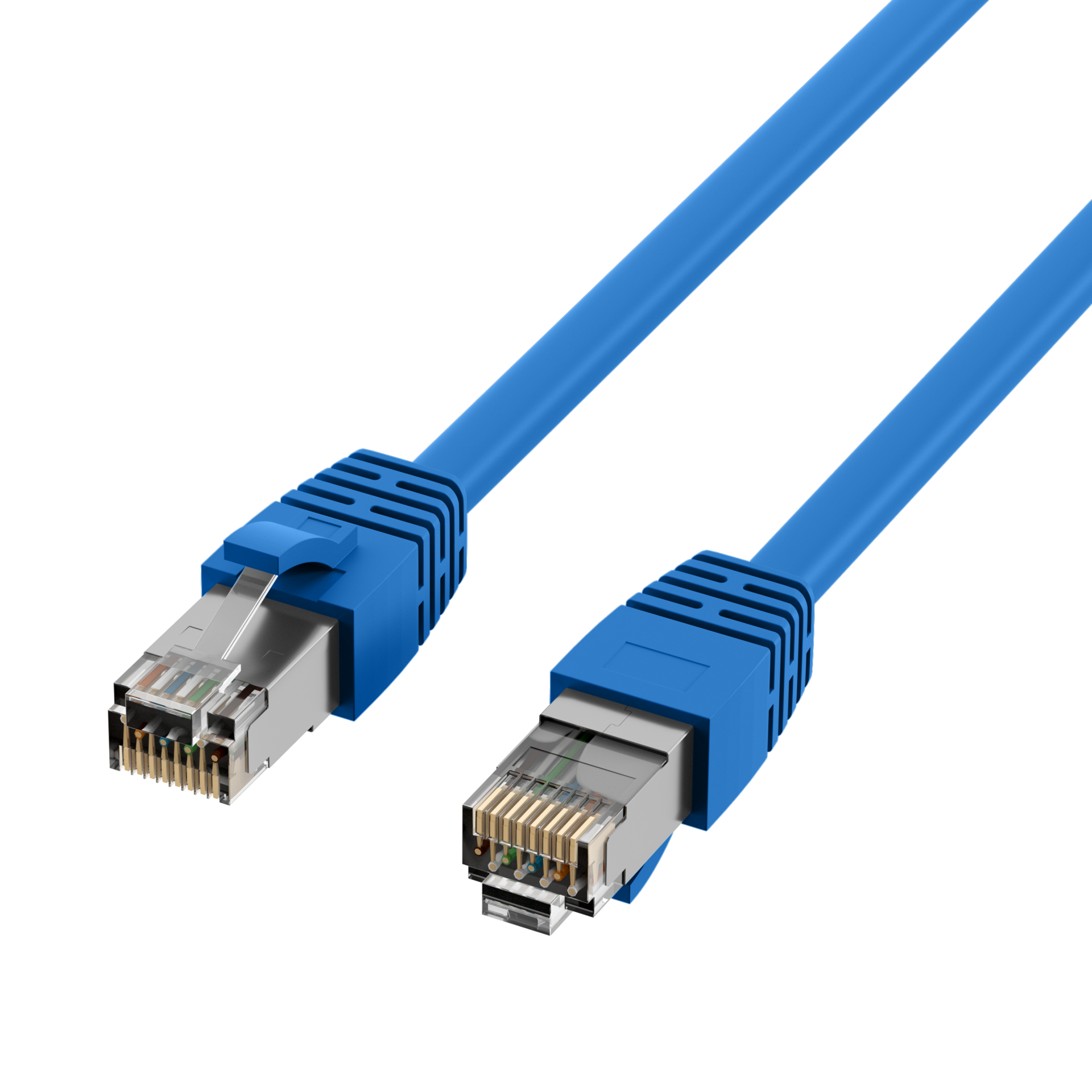 RJ45 Patchkabel Cat.8.1 S/FTP LSZH BC blau 2m