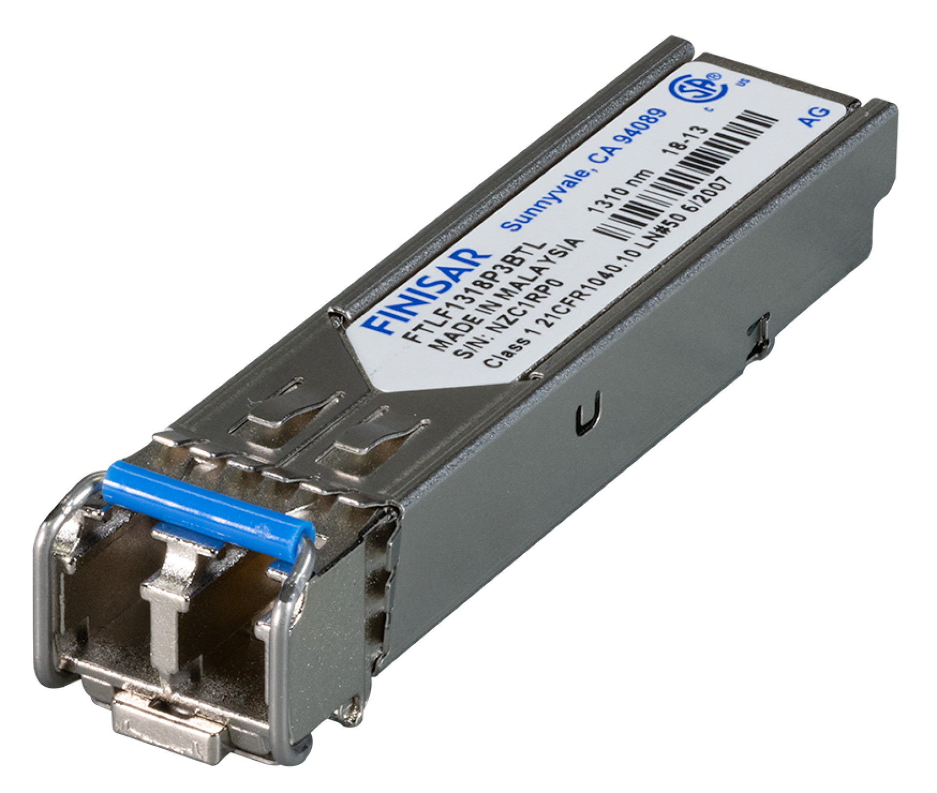 SFP SM 1000LX 10km SFP, 1310nm 1.25G -40..85°C, LC