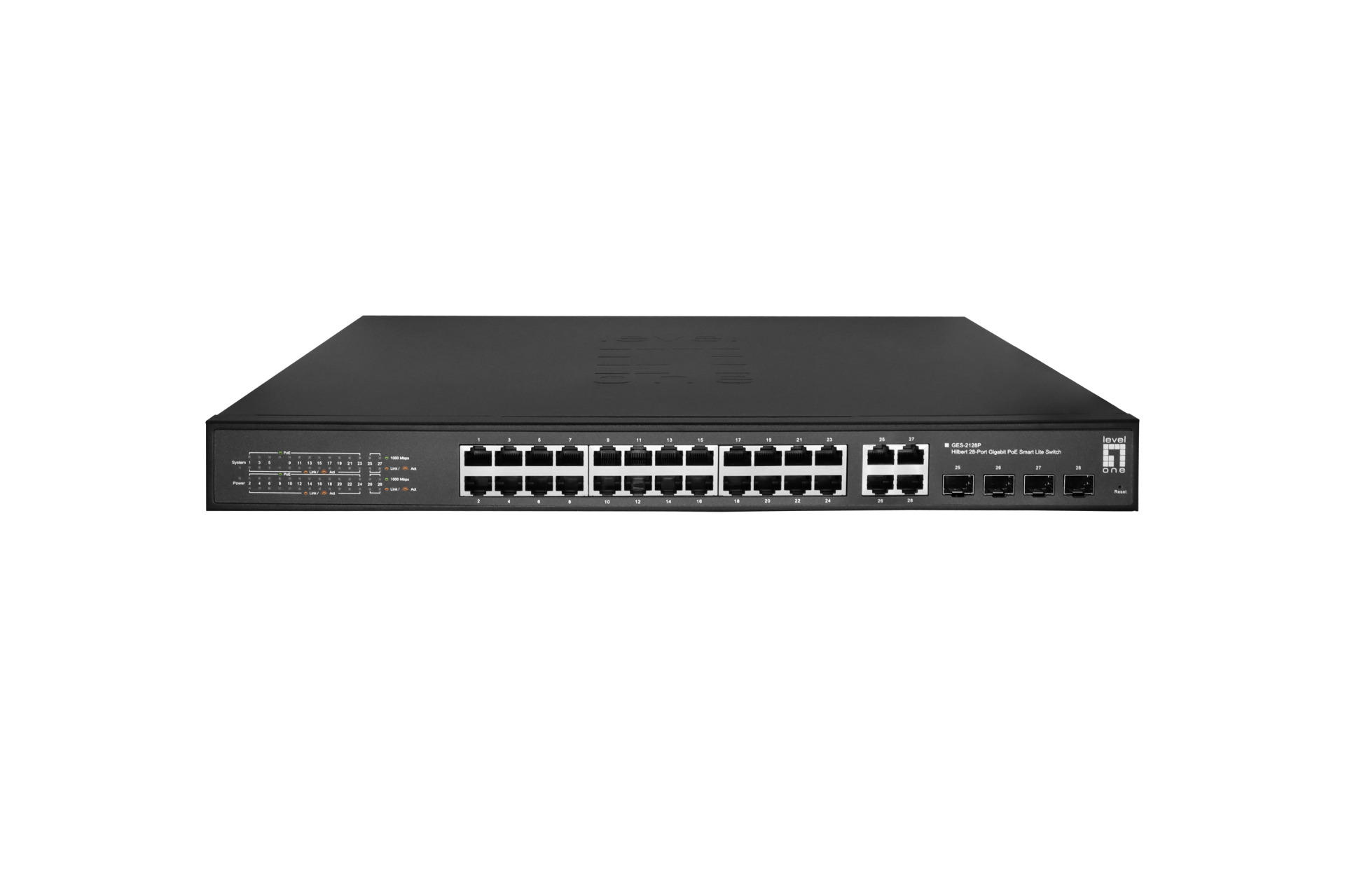 Hilbert 28-Port Gigabit PoE Smart Lite Switch