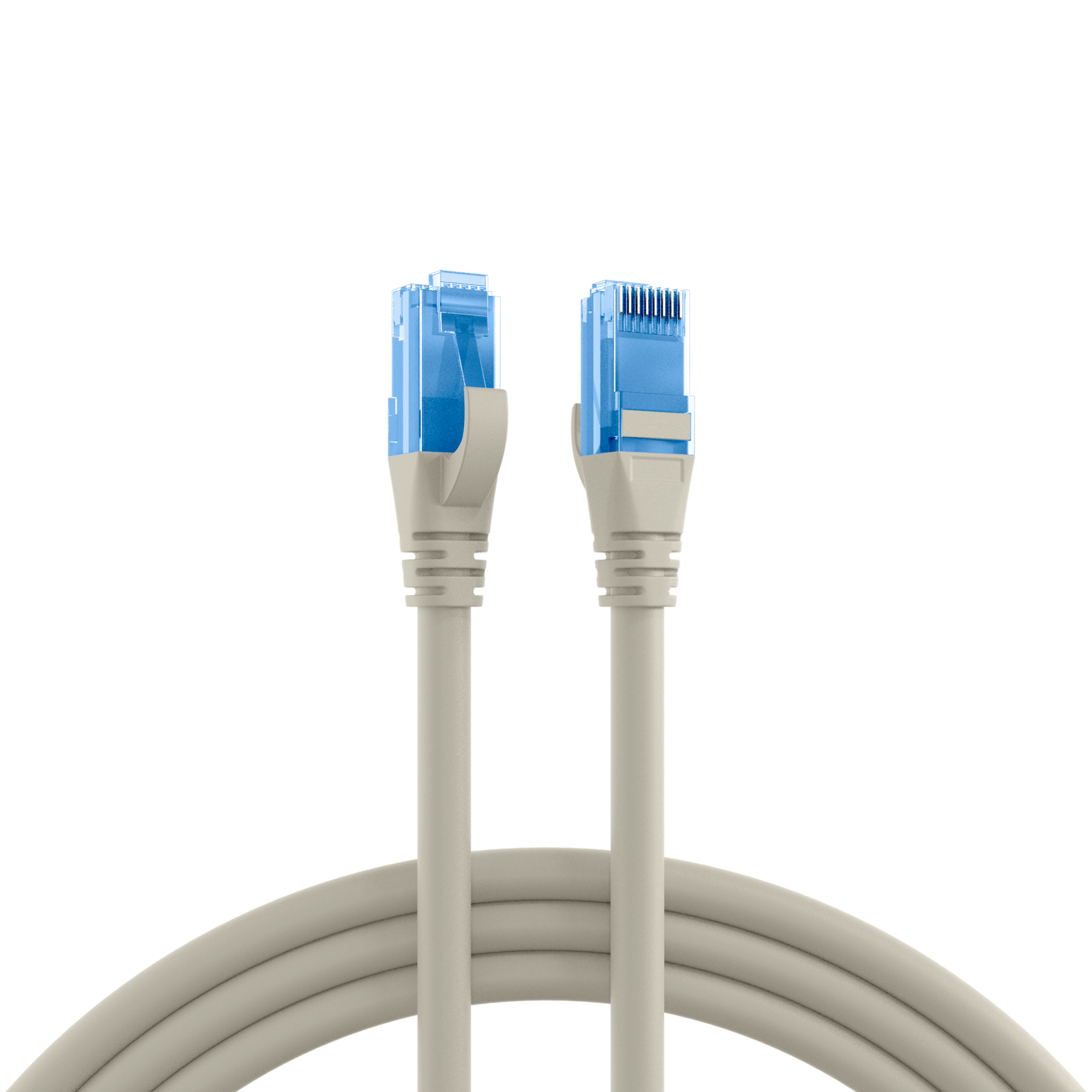 RJ45 Patchkabel Cat.6A U/UTP LSZH  Premium 500MHz grau 5m