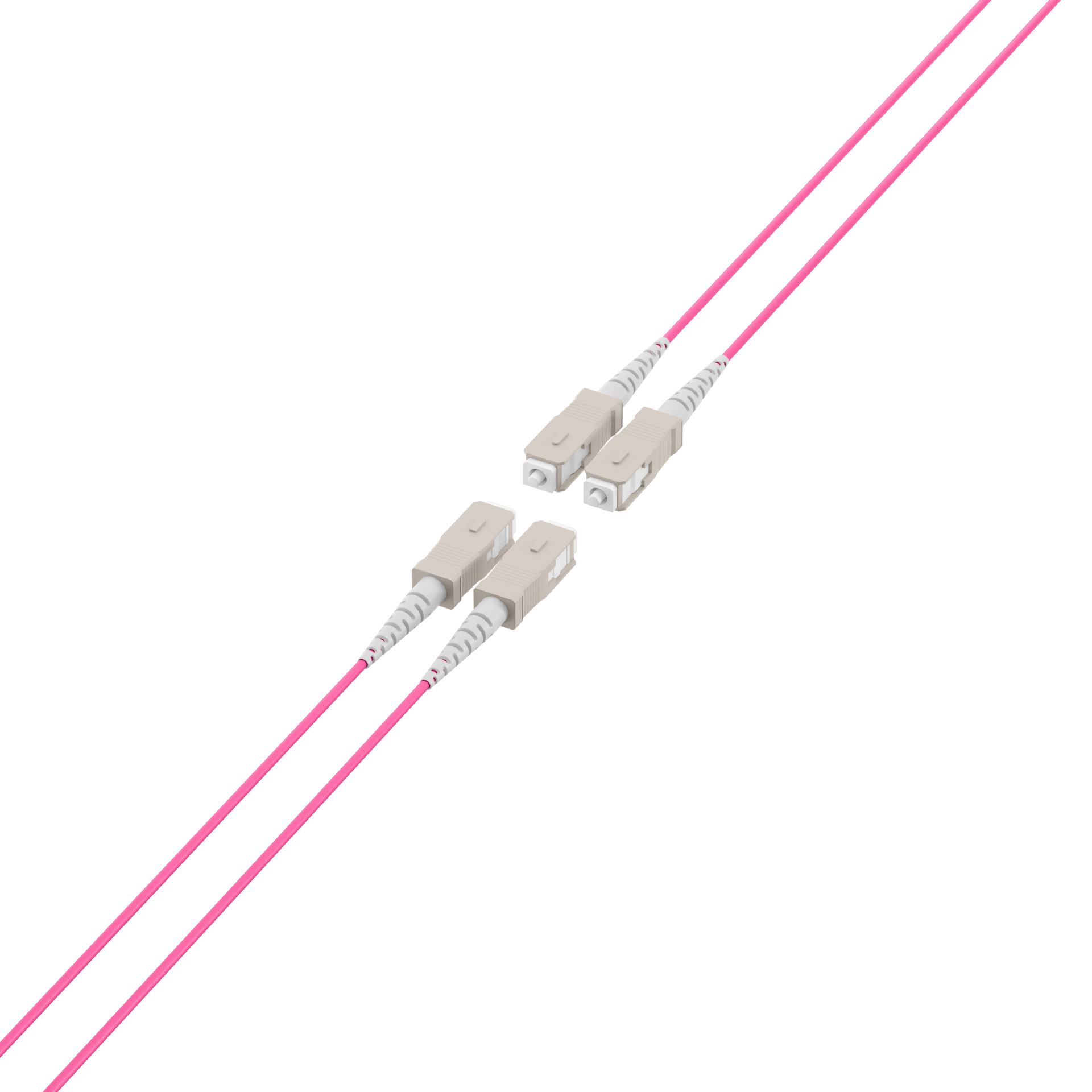 Trunkkabel U-DQ(ZN)BH OM4 4G (1x4) SC-SC,10m Dca LSZH