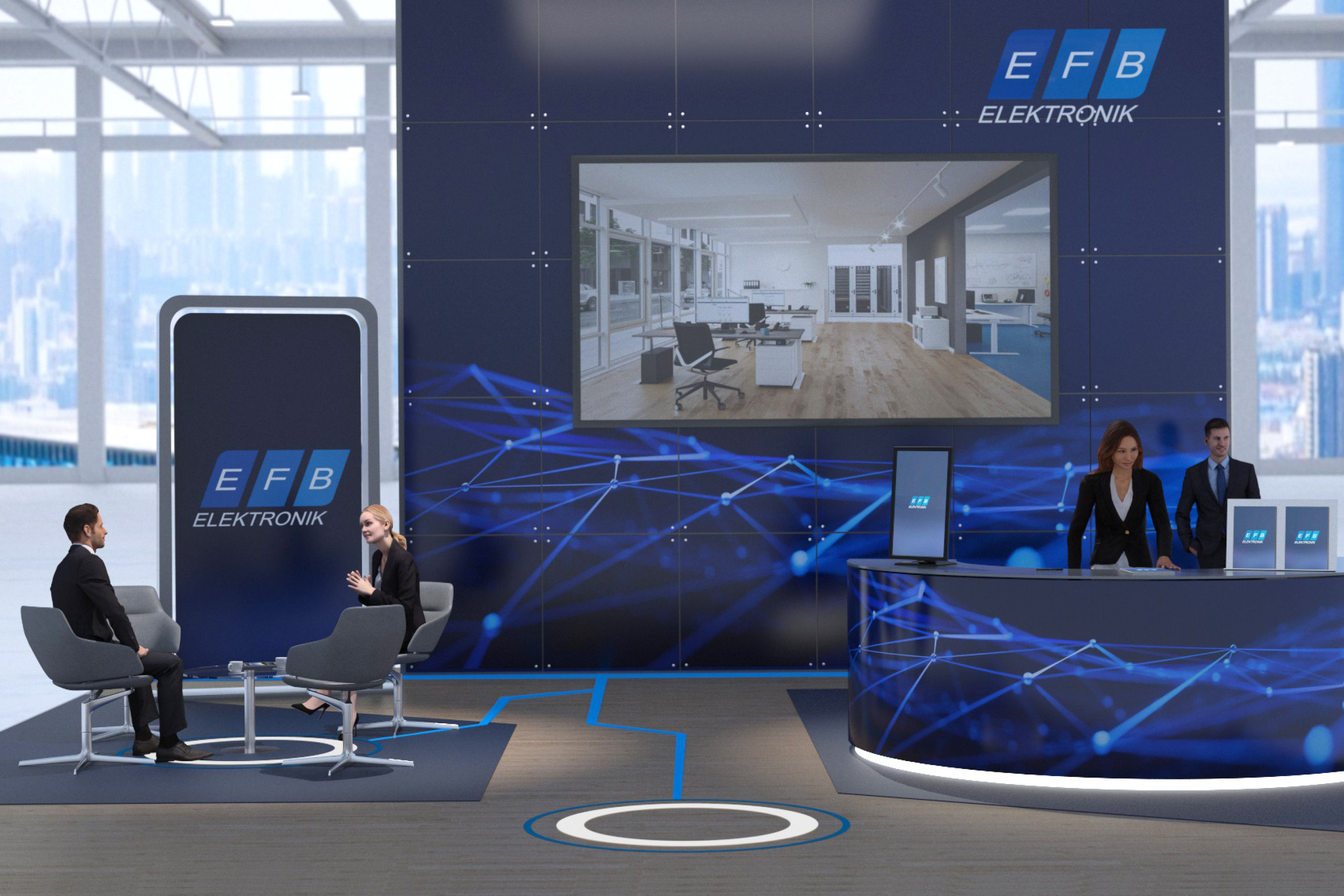 Messestand von EFB-Elektronik