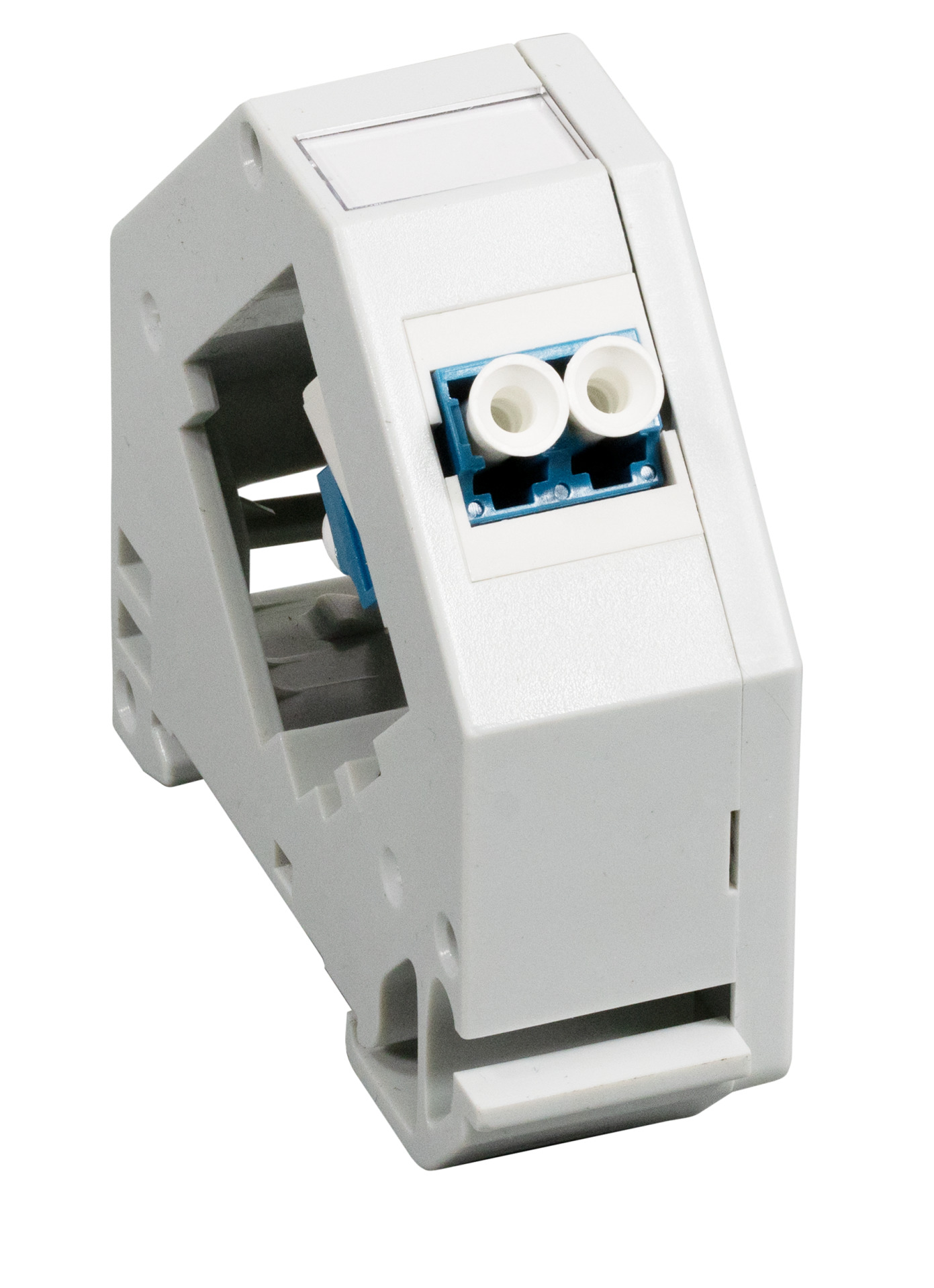 Hutschienenadapter für LC Singlemode, 2 Ports