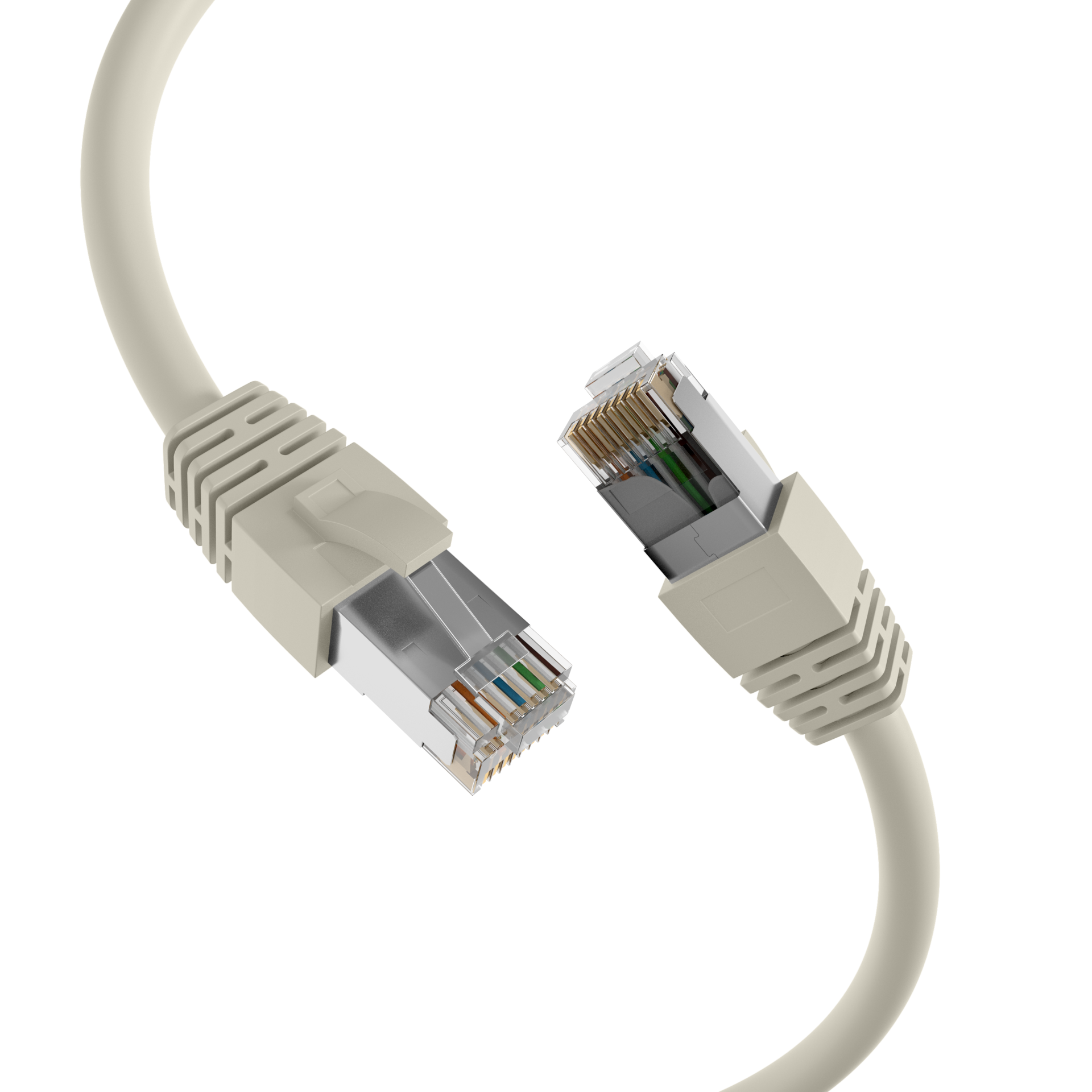 RJ45 Patchkabel Cat.8.1 S/FTP LSZH BC grau 5m