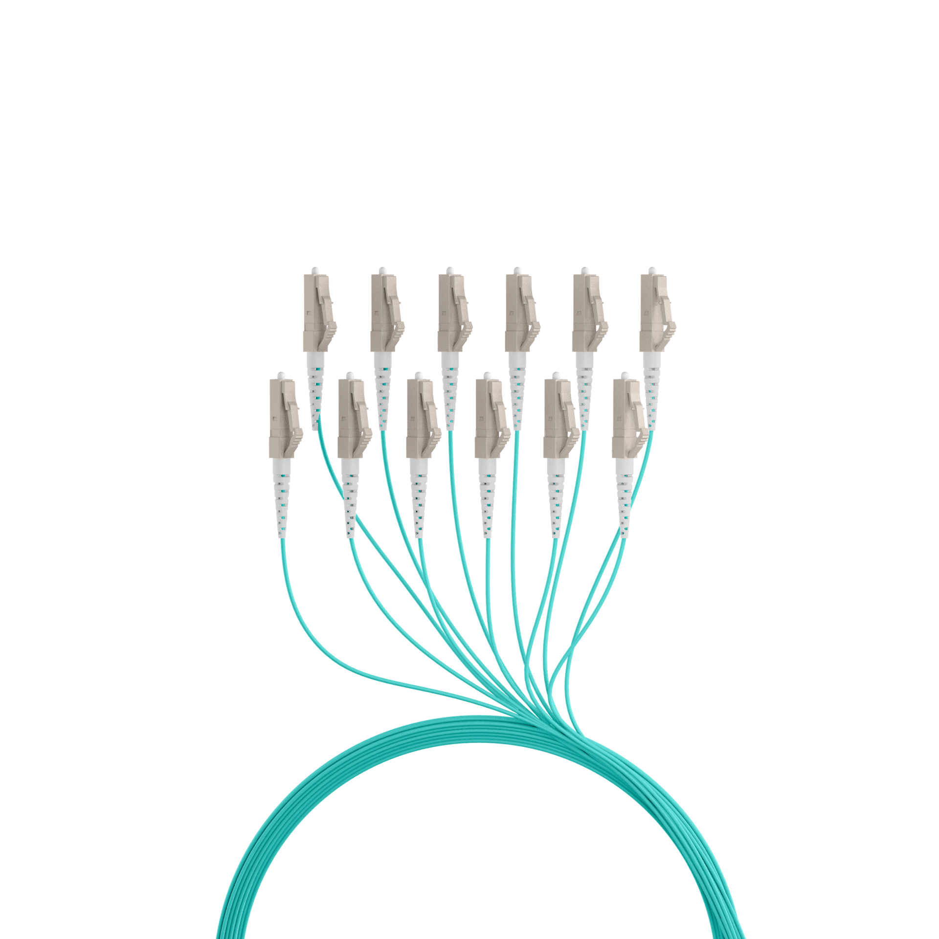 Trunkkabel U-DQ(ZN)BH OM3 12G (1x12) LC-LC,200m Dca LSZH